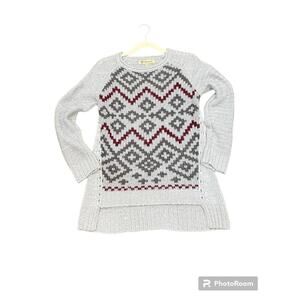 Democracy Womens Size Medium Sweater Gray Long Sleeves